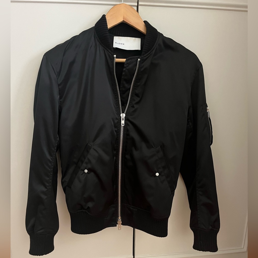 Baldwin black bomber jacket